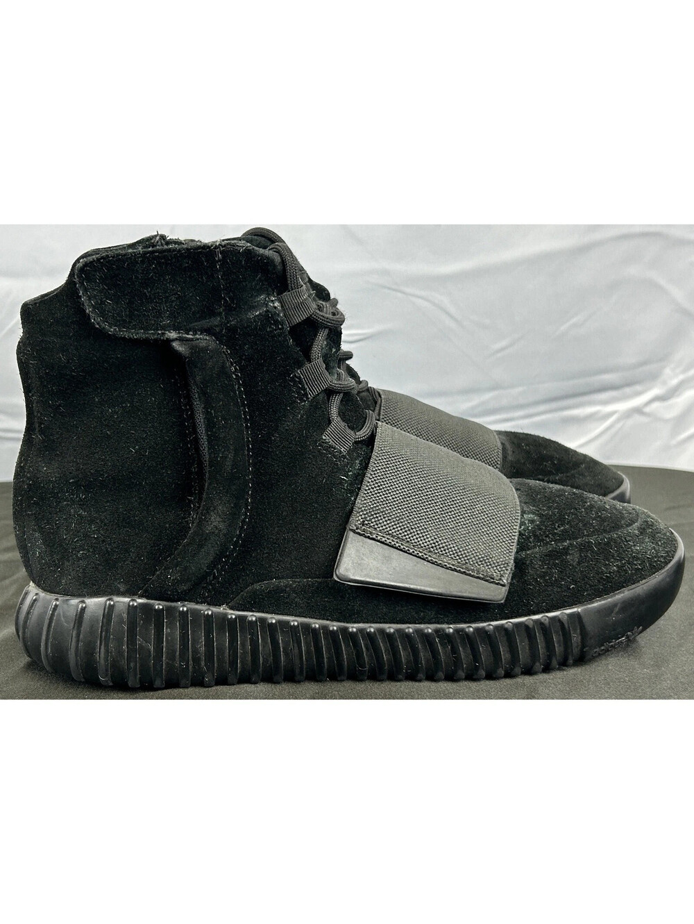 Adidas Yeezy Boost 750 Men's Size 8 Triple Black High Top Sneakers BB1839